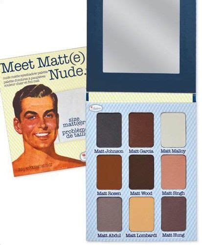 Thebalm Cosmetics Meet Matte Nude® Nude Matte Eyeshadow Palette