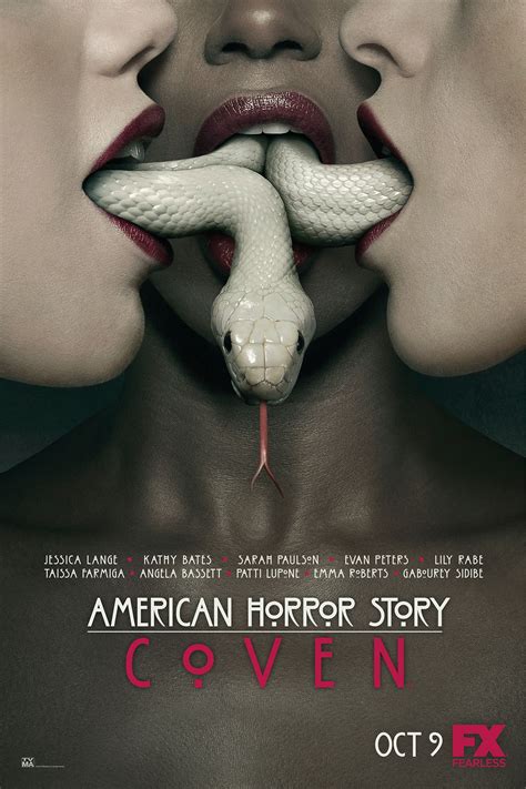 First Look Check Out American Horror Story Coven S Sssssensational Posssster American Horror