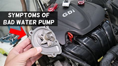 Symptoms Of Bad Water Pump Demonstrated On Hyundai Kia Gdi Engine Youtube