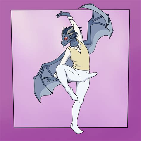 Rule 34 Akell Anthro Ballet Blush Bulge Clothed Clothing Dragon