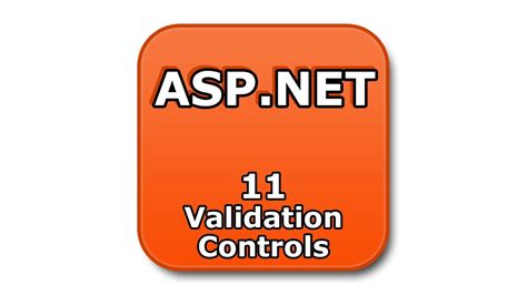 Asp Net Tutorial Validation Controls Youtube