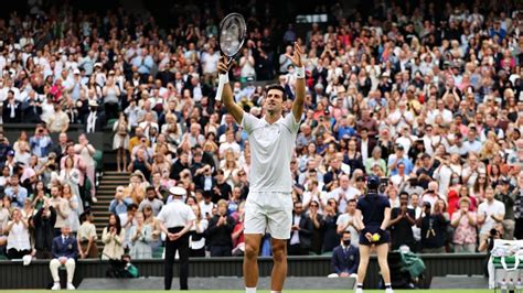 Djokovic will try to win his 20th grand slam singles titles. Wimbledon 2021 - 'Out of this world' Novak Djokovic ...
