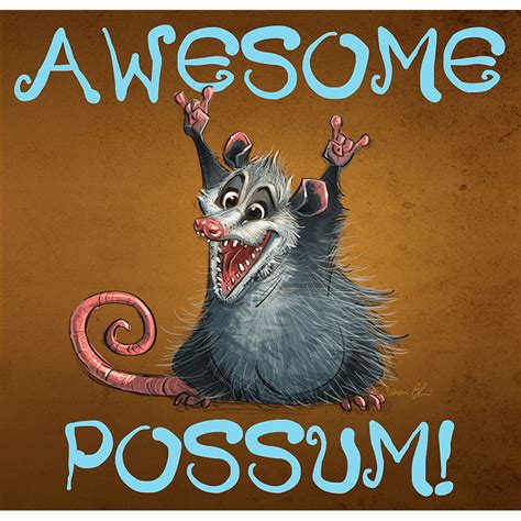 Awesome Possum Poster The Art Of Aaron Blaise