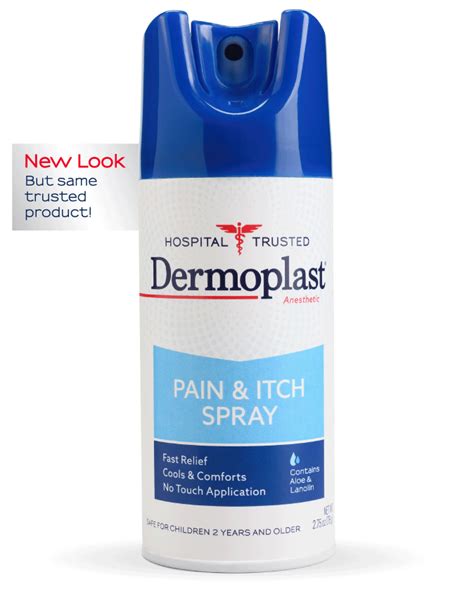 Dermoplast Pain And Itch Spray For Hospital Trusted Relief