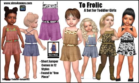 To Frolic Set By Samanthagump At Sims 4 Nexus Sims 4 Updates