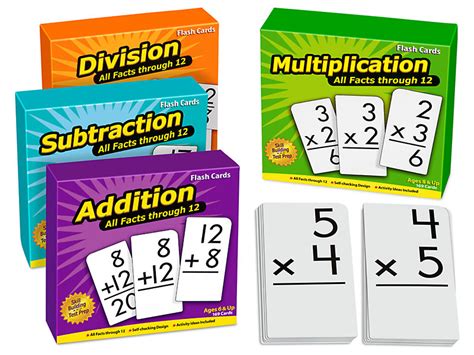 All Facts 0 12 Math Flash Cards Complete Set At Lakeshore Learning