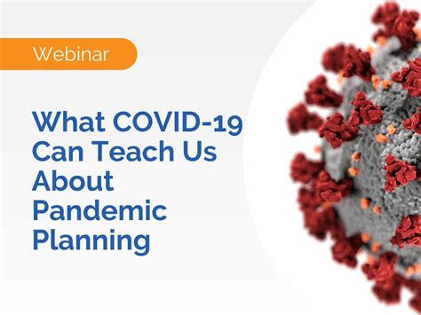 What Covid 19 Can Teach Us About Pandemic Planning Cority