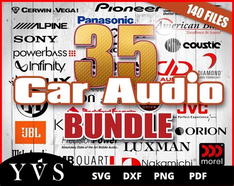 Car Audio Logo Svg Bundle Car Audio Svg Files Vinyl Cut File