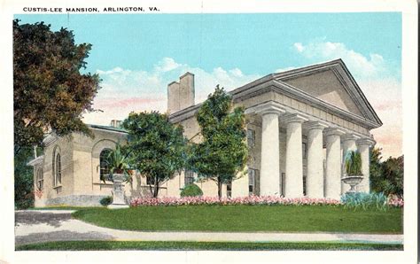 Custis Lee Mansion Arlington Va Virginia Wb George Washington Parke
