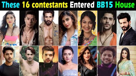 Final Confirmed List Of Contestants Of Bigg Boss Entered House On