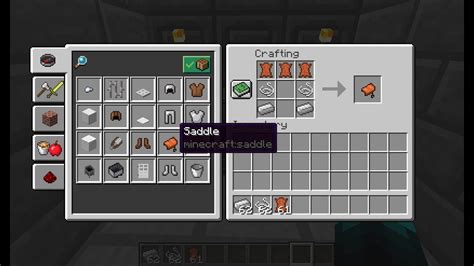 Despite the free reign it offers to each of its individual players, the crisscrossing of dependency makes the game even more complex. How to craft a saddle in Minecraft! (Minecraft 1.13 ...