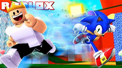 Running Faster Than Sonic In Roblox Roblox Speed Simulator Youtube