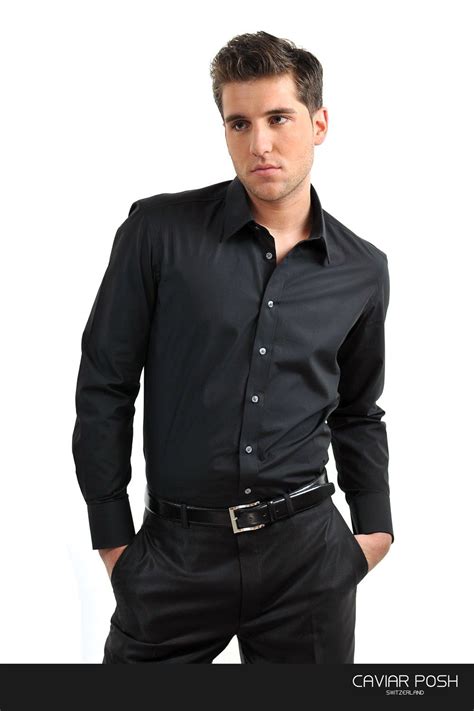 Male Dress Shirts Different Dresses Black Dress Shirt Men Grey