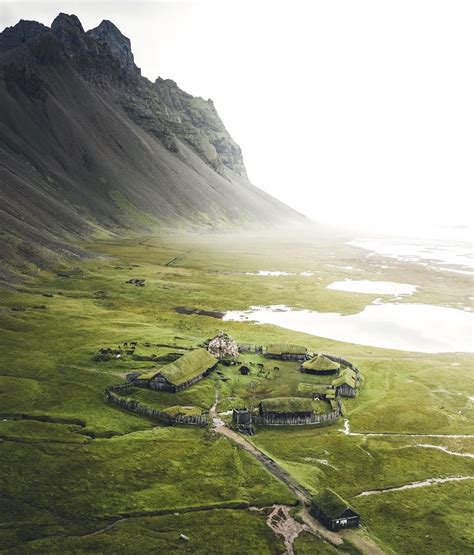 Arnar Freyr On Instagram “this Little Viking Village Sits In Front Of