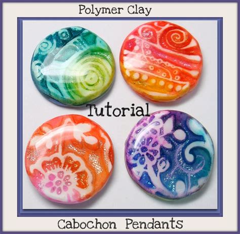Polymer Clay Tutorial How To Create Cabochon Pendants Beadazzle Me