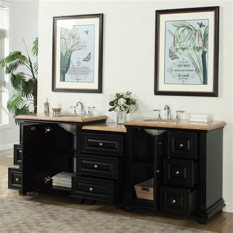 Maybe you would like to learn more about one of these? Silkroad Exclusive 90.5" Double Sink Bathroom Modular ...