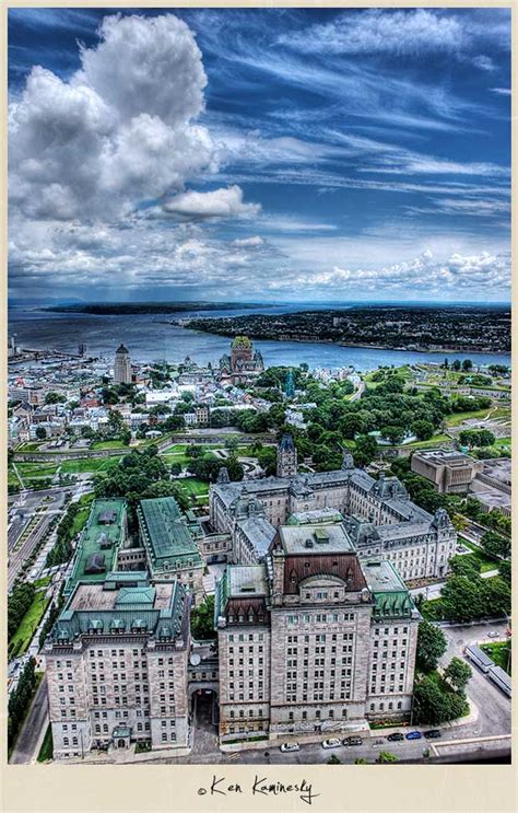 Aerial View Of The National Assembly In Quebec City Canada