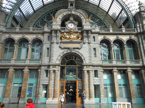 Estação Central da Antuérpia - Bélgica Antwerpen Central Station - Belgium | Estação central ...