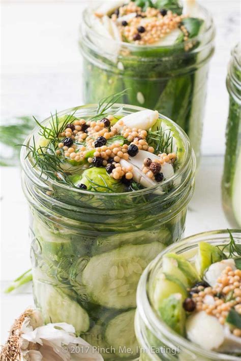 Spicy Refrigerator Dill Pickles No Canning Necessary