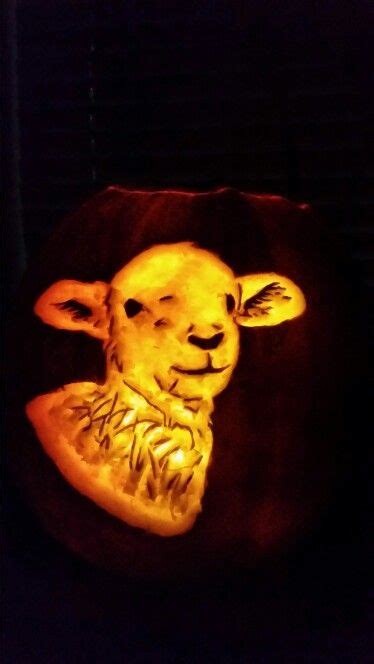 Lamb Pumpkin Pumpkin Carving Lion Sculpture Pumpkin