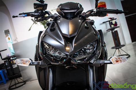 Cận Cảnh Kawasaki Z1000 2015 Màu đen đầu Tiên Tại Hà Nội 2banhvn