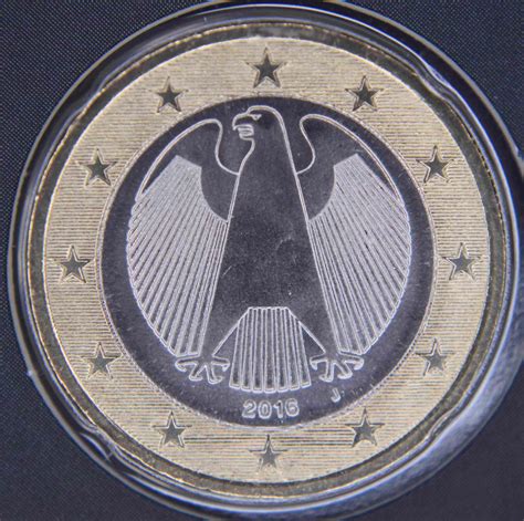 Germany 1 Euro Coin 2016 J Euro Coinstv The Online Eurocoins Catalogue