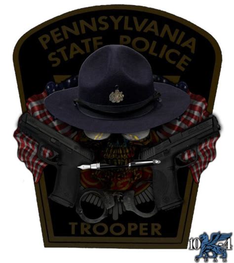 Pennsylvania State Police Decal For The Thin Blue Line