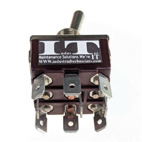 Industec 20a Toggle Switch Tpdt 2 Pos Maintained 9 Pin Quick Plug