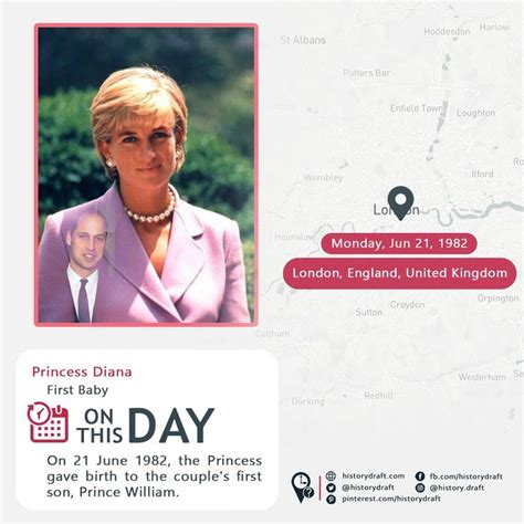 Onthisday In 1982 Princessdiana Gave Birth To Princewilliam In