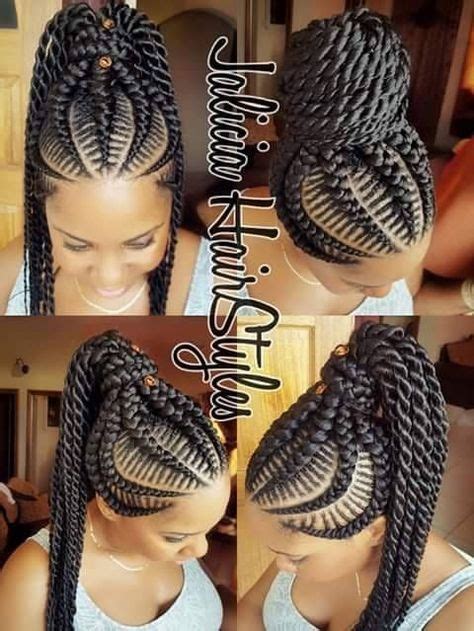For this look the hair is a gorgeous dark red shade and has been wrapped into a high bun. 50 Best Black Braided Hairstyles to Charm Your Looks 2015 ...