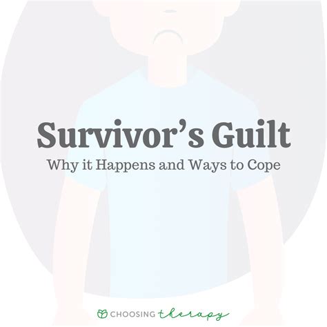 Survivors Guilt Why It Happens And 7 Ways To Cope Choosing Therapy