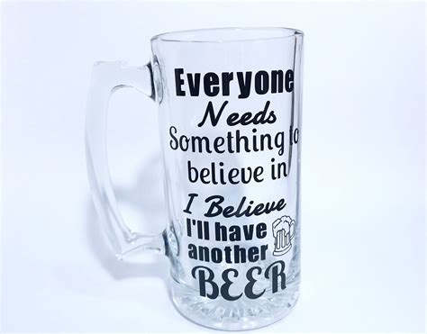 Fathers Day Beer Mug With A Funny Quote Beer Mugs Ts For Fathers Day Big Beer Glass