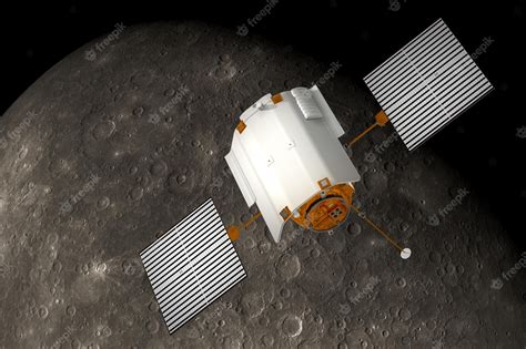 Premium Photo Spacecraft Quotmessengerquot Orbiting Mercury