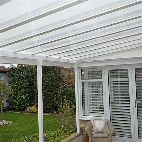 Clearview Glass Patio Canopy Projection 1500mm