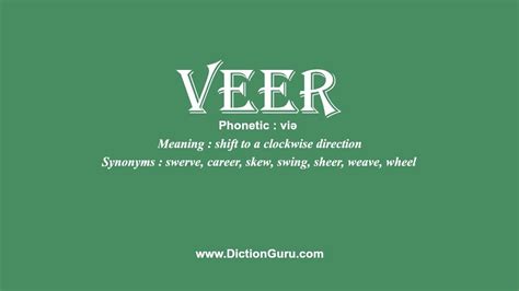How To Pronounce Veer With Meaning Phonetic Synonyms And Sentence