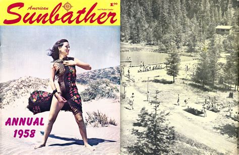 American Sunbather And Nudist Leader Annual Vintage Nudist Magazine By American