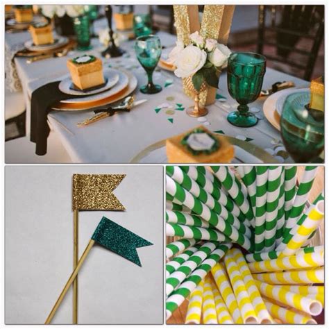 Get it as soon as tue, jun 29. 53 best Graduation Party (green and gold) images on Pinterest | Sunflowers, Centerpieces and ...