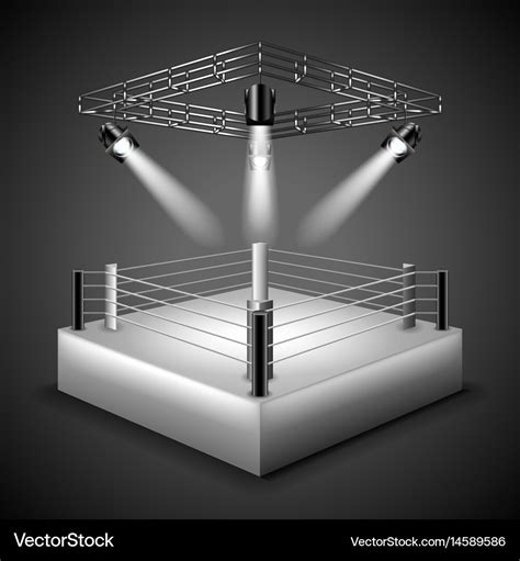 Boxing Ring Background Clipart