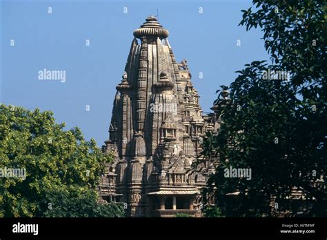 Lakshmana Temple Khajuraho India Stock Photo Alamy
