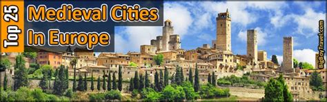 Top 25 Medieval Cities In Europe Best Preserved Towns To Visit