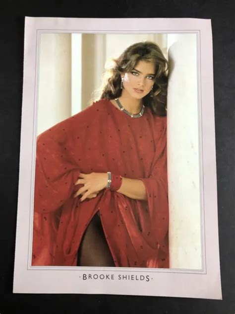 Brooke Shields Movie Star Sex Symbol Mini Poster Print 8 5x12 5 12 99 Picclick