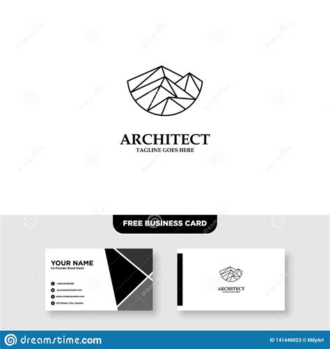 Architecture Company Construction Architect Vector Logo Template