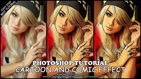 Create Easy Cartoon Effect Photoshop Tutorial Youtube