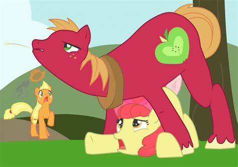 Rule 34 Apple Bloom Mlp Applejack Mlp Big Macintosh Earth Pony