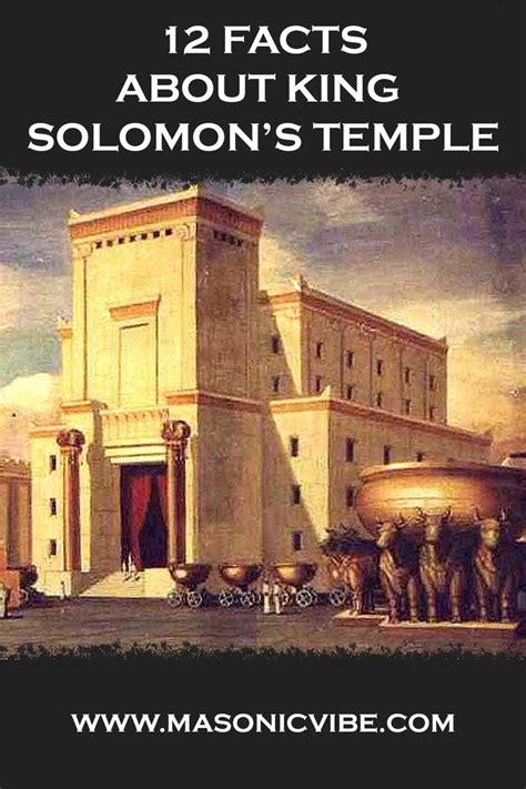 12 Facts About King Solomons Temple Masonic Vibe Solomons Temple