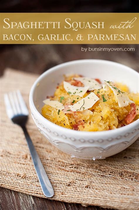 This Roasted Spaghetti Squash Recipe Is Made With Bacon Parmesan