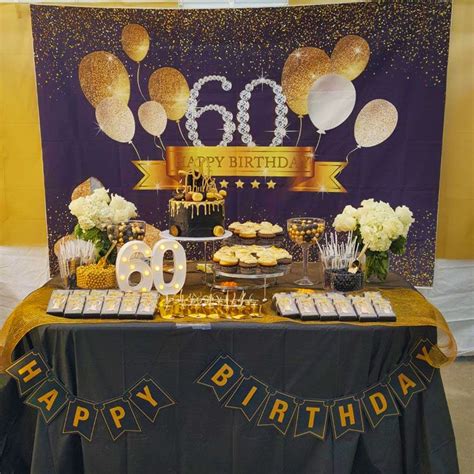 60th Birthday Party Supplies Birthday Party Decorations Party Themes