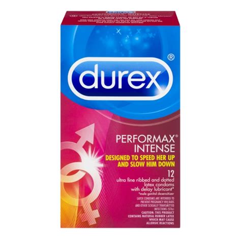 Save On Durex Performax Intense Latex Condoms Premium Lubricated Order