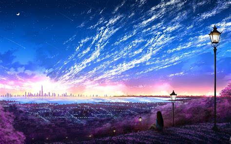 32 Anime City Scenery Wallpaper Anime Top Wallpaper