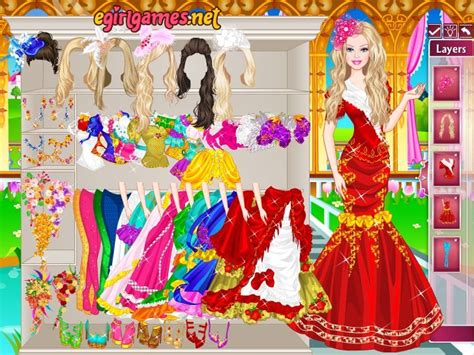 In one part, you can dress barbie yourself and in the other part you can try to copy an example. Barbie's Victorian Wedding Game - Fun Girls Games